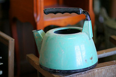 蓝色的茶壶