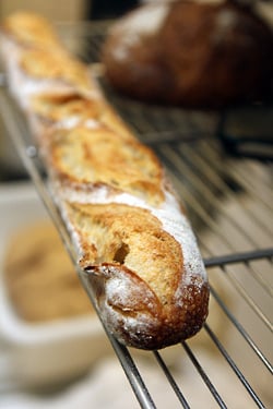 法式法长棍饼在lapâtisserie