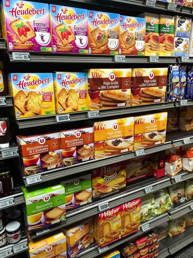 法国吐司在超市