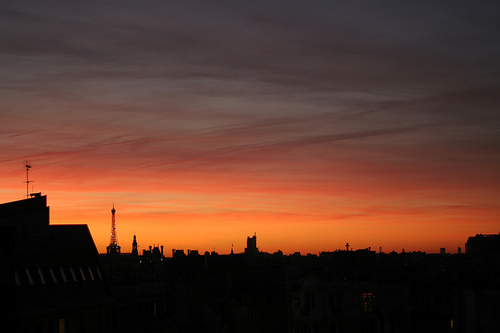 巴黎的日落