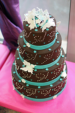 巧克力婚礼蛋糕