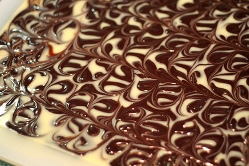 涡旋状的巧克力