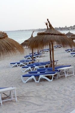 突尼斯的海滩