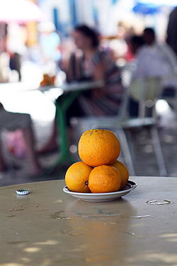 4个橘子