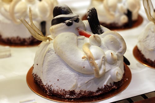 雪人蛋糕