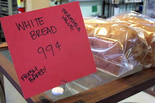 白面包99美分
