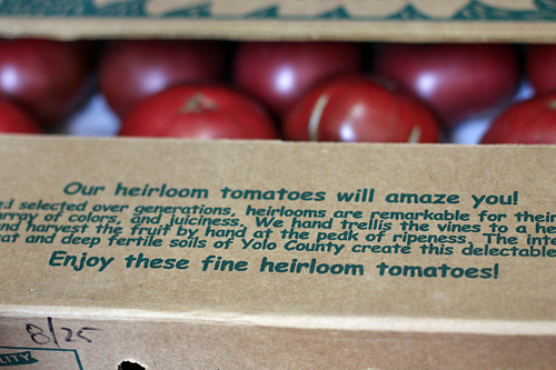 享受这些优良的祖传番茄!