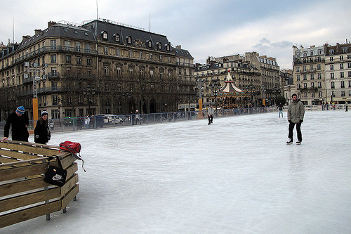 巴黎的滑冰场