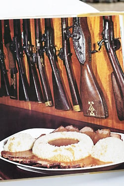 步枪和蛋糕