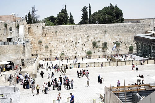 在耶路撒冷的哭墙