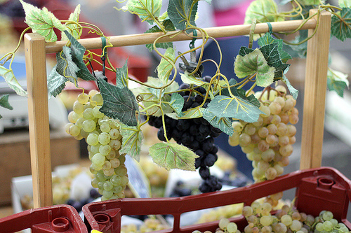 葡萄在市场