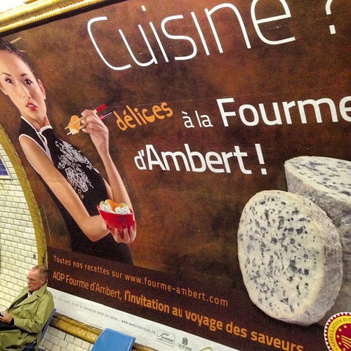 奶酪的广告