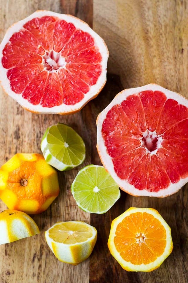 柑橘类水果自制的奎宁水