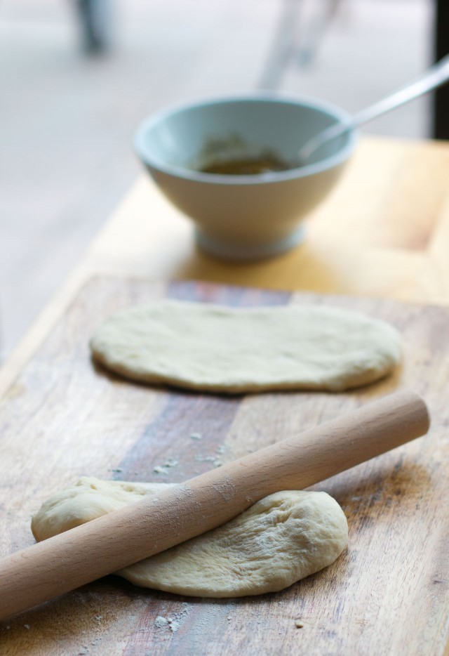 Manoushe zaatar面包