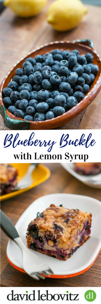 新鲜的蓝莓配上黄油面糊和酥脆的顶部，淋上浓郁的柠檬糖浆，使这道扣式食谱格外美味。用新鲜浆果试试!